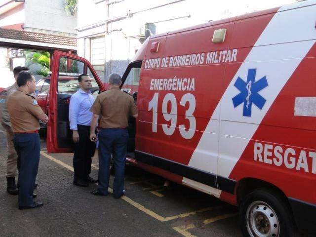 Corpo de Bombeiros repassa ambul&acirc;ncia para o Samu de Campo Grande