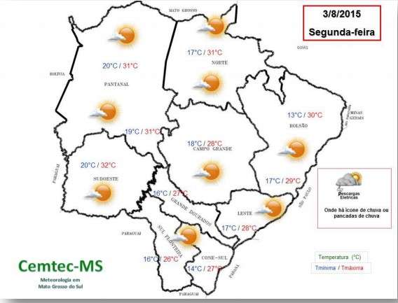 Dia amanhece com c&eacute;u claro e previs&atilde;o &eacute; de calor e umidade baixa 