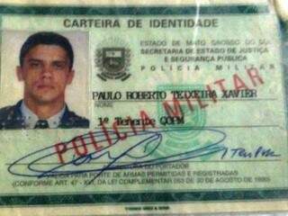 Documento de identidade de Paulo Roberto Xavier, divulgada à época de prisão por envolvimento em jogatina. 