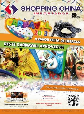 De olho nos &quot;foli&otilde;es&quot;, Shopping China faz promo&ccedil;&atilde;o de Carnaval 