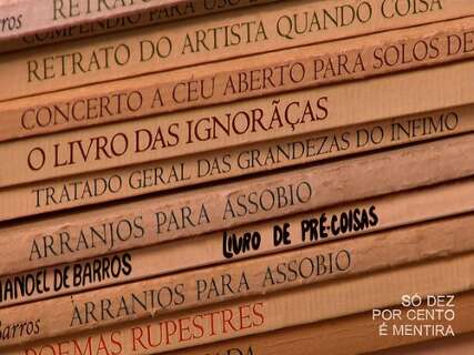 Dono de acervo, jornalista pede exposição nacional das obras de Manoel de Barros