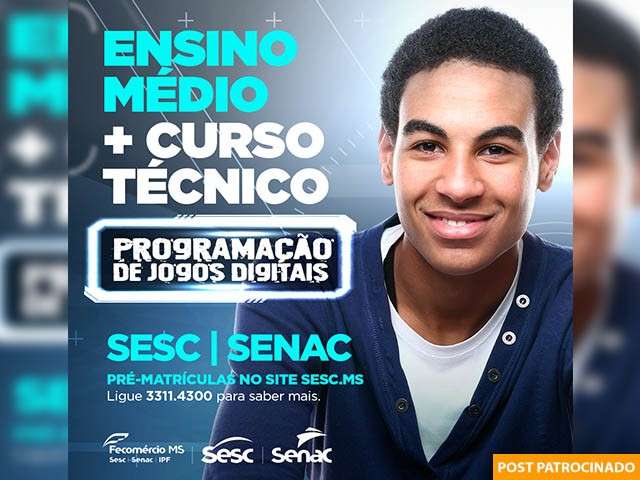 Sesc e Senac ofertam Ensino Médio e Curso Técnico integrados