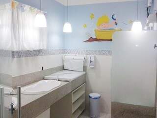Espaço para banho é dedicado aos pequenos (Foto: Divulgação)