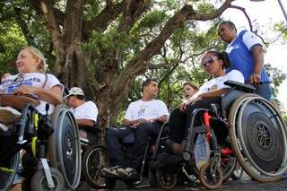 Entre cadeirantes, a acessibilidade é um dos temas mais debatidos (Foto: Marcos Ermínio)
