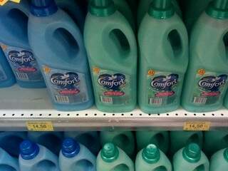 Produtos de limpeza ficam mais caros e amaciante chega a custar R$ 15