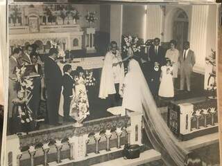 Casamento na São José em 1969. (Foto: Arquivo Pessoal)