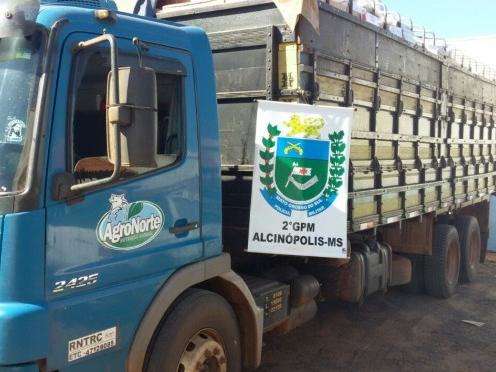 Carga de cigarros avaliada em R$ 500 mil &eacute; apreendida pela PM