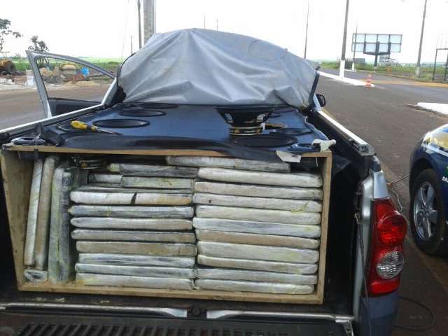 PRF apreende meia tonelada de maconha escondida em Montana