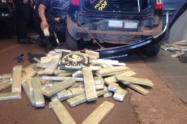 Cheiro denuncia carregamento de 165 quilos de maconha que seguia para o Sul