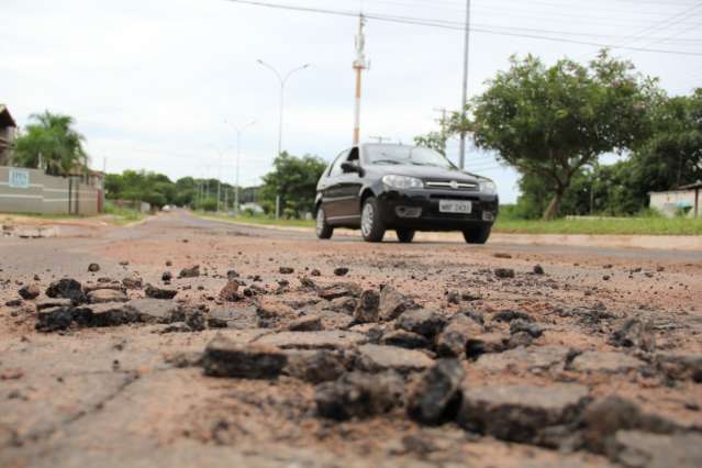 Chuvas dificultam conclus&atilde;o de obras em avenidas de Campo Grande 