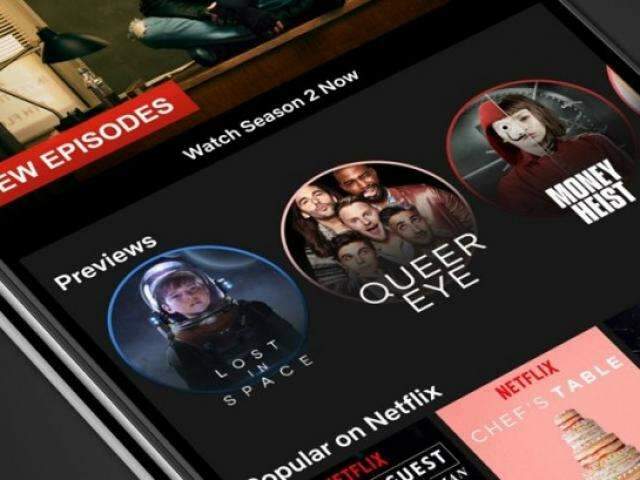 App da Netflix para iOs ganha &quot;stories&quot; de filmes e s&eacute;ries do streaming