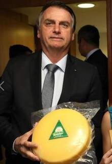 Presidente elogiou sabor do queijo. (Foto: Divulgação)