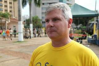 Luiz Mazzali, o coordenador do Dia do desafio na Capital, Corumbá e Ribas do Rio Pardo (Foto: Marcos Erminio)