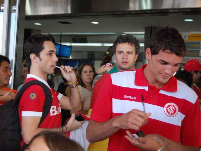  Internacional chega a Campo Grande e vai para &uacute;ltimo treino em Terenos 