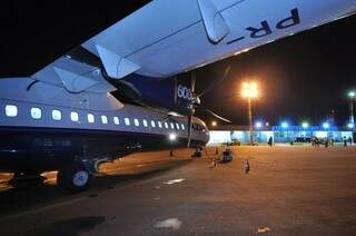 Companhia Azul retomada na segunda-feira o voo de madrugada ligando Dourados a Campinas (Foto: Arquivo)