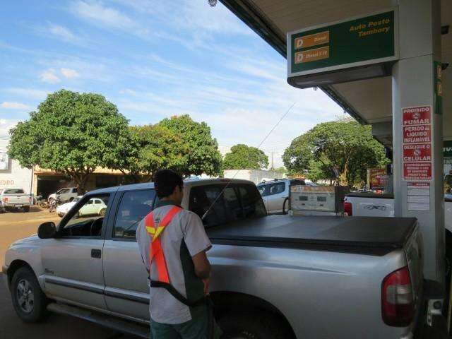 Pre&ccedil;o do diesel ficou R$ 0,49 mais barato na segunda maior cidade de MS