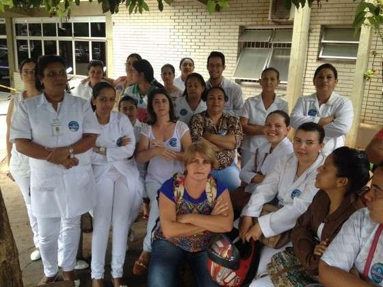 Sem receber, enfermeiros do Evang&eacute;lico fazem paralisa&ccedil;&atilde;o segunda-feira