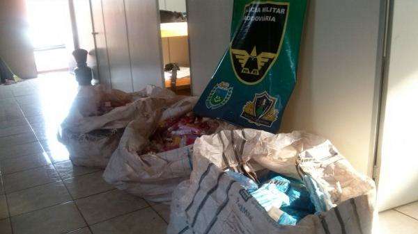 PM apreende mais de R$10 mil em mercadorias contrabandeadas