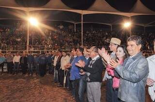 Nelsinho participou de encontro com lideranças de Tacuru neste sábado (Foto: Divulgação/Assessoria)