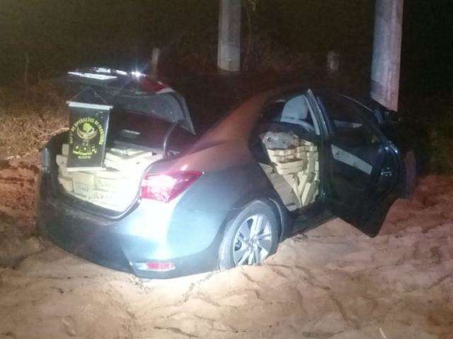 DOF prende traficante levando 970 quilos de maconha para a Bahia