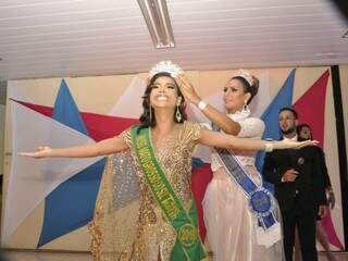 Mariane foi coroada com título  de Miss Trans/Travesti Mato Grosso do Sul 2019. (Foto: Arquivo Pessoal)