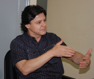 Paulo Duarte espera boas relações com o governador na eventualidade de vir a ser eleito prefeito de Corumbá.
(Foto: Alessandro Moretti)