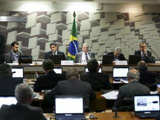 CAE reúne-se para votar a proposta de reforma trabalhista (Foto: Marcelo Camargo/Agência Brasil)