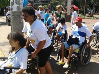 Evento no dia nacional de luta da pessoa com deficiência (Foto: Arquivo)