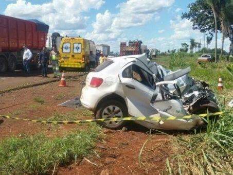 Homem morto em acidente entre carro e carreta era funcion&aacute;rio de usina