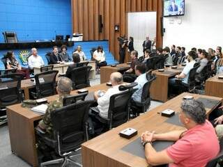 Reunião da frente parlamentar de combate a dengue (Foto: Wagner Guimarães/ALMS)