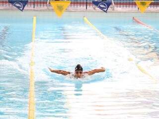 Competições de natação serão realizadas no Rádio Clube Cidade, em Campo Grande (Foto: Divulgação)