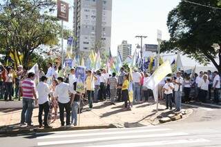 Campanha eleitoral começa a ganhar as ruas em Campo Grande (Foto: Marcos Ermínio/arquivo)