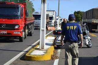 PRF intensifica operação nas estradas. (Foto Francisco Júnior/ arquivo) 