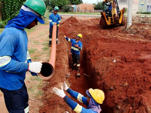 &Aacute;guas investe R$ 150 mi em esgoto e se antecipa em obras de asfalto