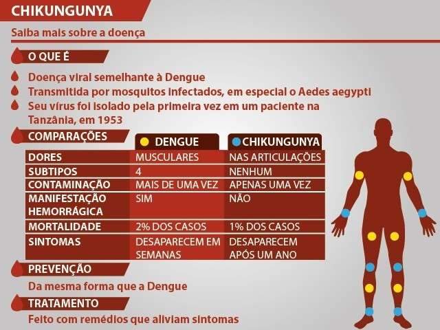 Sobe para 23 n&uacute;mero de casos de Chikungunya no Estado