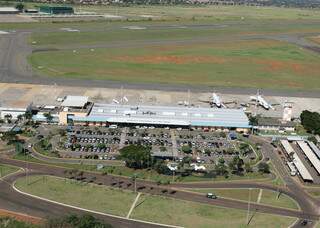 Aeroporto de Campo Grande tem duas pistas: principal e secundária. (foto: Divulgação)