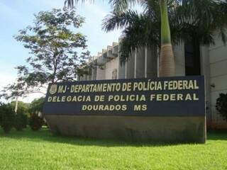 Sede da PF em Dourados, onde caso contra delegado também foi apurado. (Foto: DPF/Divulgação)