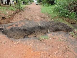 Acesso à zona rural de Rio Verde ficou comprometido com danos em estradas (Foto: Divulgação)