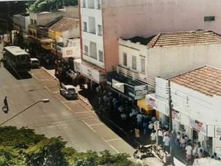 Rua 14 de Julho, em 1998 (Foto: Arquivo/ Arca)