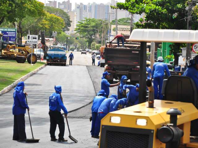  Primeiro trecho de obras na Afonso Pena fica interditado at&eacute; amanh&atilde; pelo menos