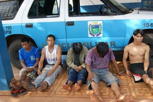 Cinco &iacute;ndios s&atilde;o flagrados com droga e armamento na aldeia Te&rsquo;Yikue 