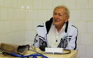 Doutor Alemão, 90 anos de idade, chegou a Dourados aos 26, em 1951 (Foto: Chico Leite/Divulgação)