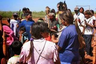 Índios do território Kurussu Ambá aguardam demarcação há uma década (Foto: Divulgação/Cimi)