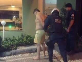 Rafael foi preso logo após cometer o crime (Foto: Reprodução)