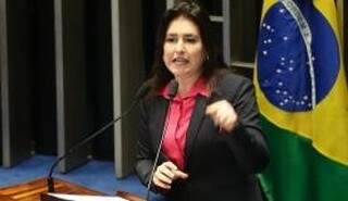 Acabar com impunidade é o que se pretende com PEC que  torna  imprescritível  o crime  de  estupro, diz a senadora  Smone  Tebet  (Antonio Cruz/Agência Brasil)