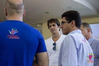 O ator se interessou pelo projeto de MS depois de conferir uma palestra no interior de São Paulo.(Foto: Divulgação)