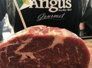 Peça de carne de Angus. (Foto: Divulgação/ABA)