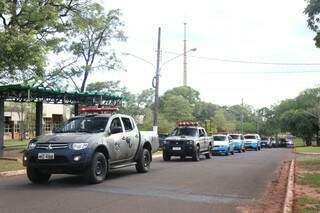 Operação Raid mobilizou 70 policiais de três unidades  e se concentrou na região sul da capital (Foto: Fernando Antunes)