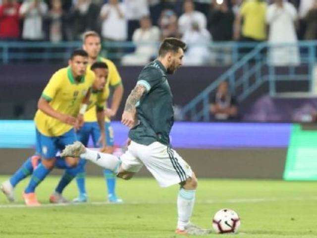 Com gol de Lionel Messi, Argentina supera Brasil em amistoso