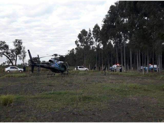 PM faz opera&ccedil;&atilde;o com helic&oacute;ptero para rastrear fluxo de contrabandistas